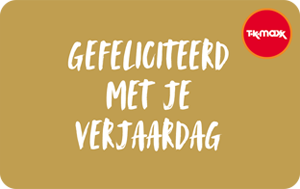 TK Maxx NL - NL Happy Birthday White LineArt