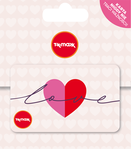 TK Maxx Poland Pink Love Script